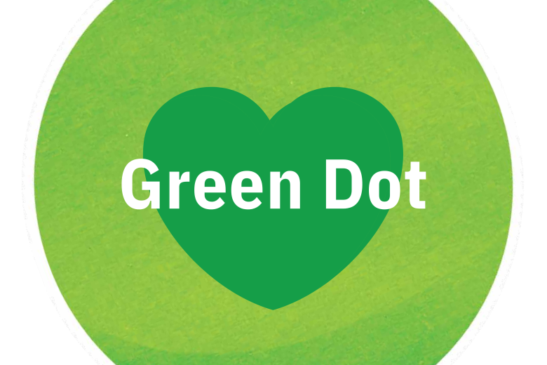 Green dot hart