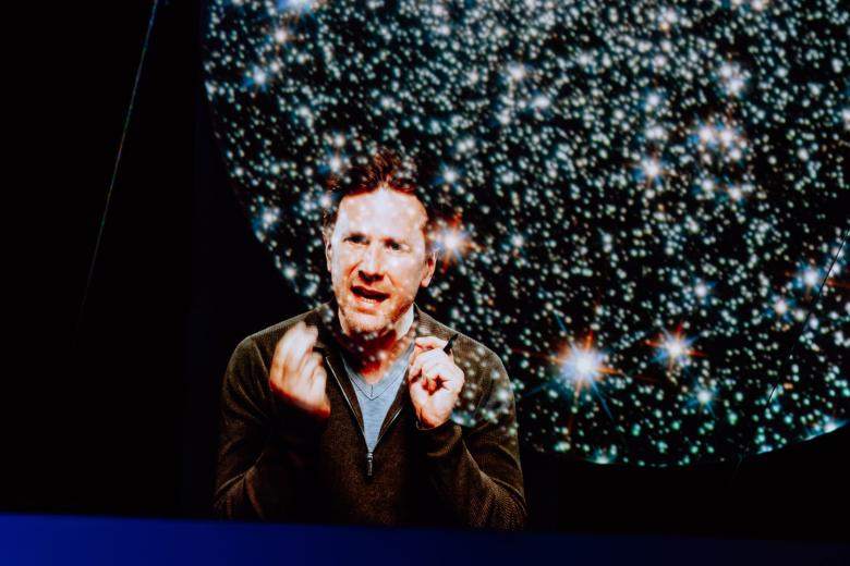 Gideo Koekoek at the ETEC gravity tour