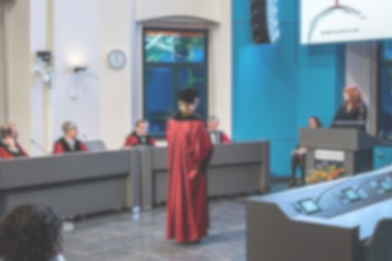 PhD defence at Aula Maastricht university
