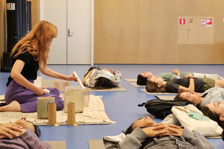 CES students during a Positive Psychology workshop