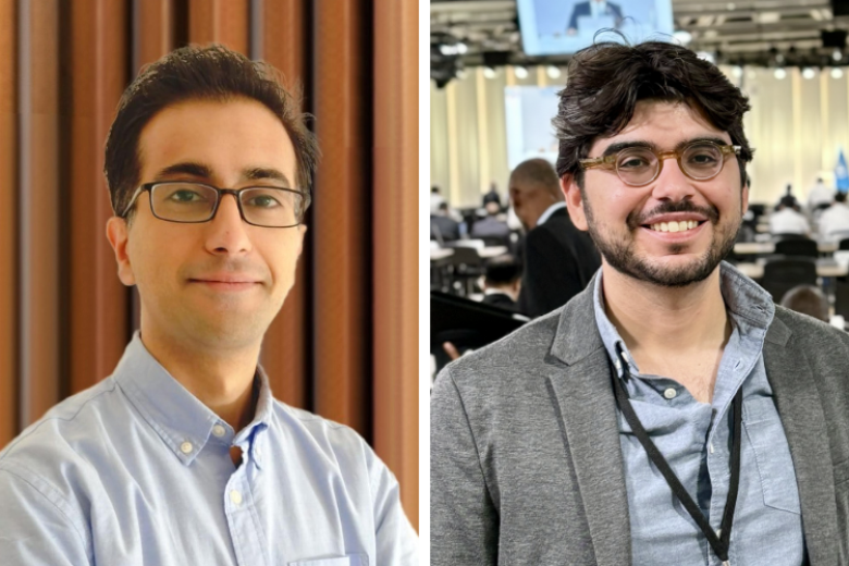 combined portrait photos of rohan nanda (left) and henrique marcos (right)