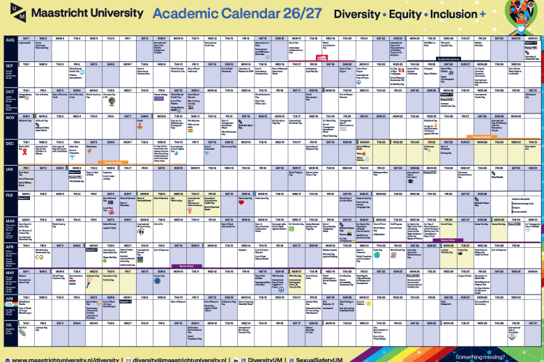 DEI+ Academic Calendar 2026-2027 image