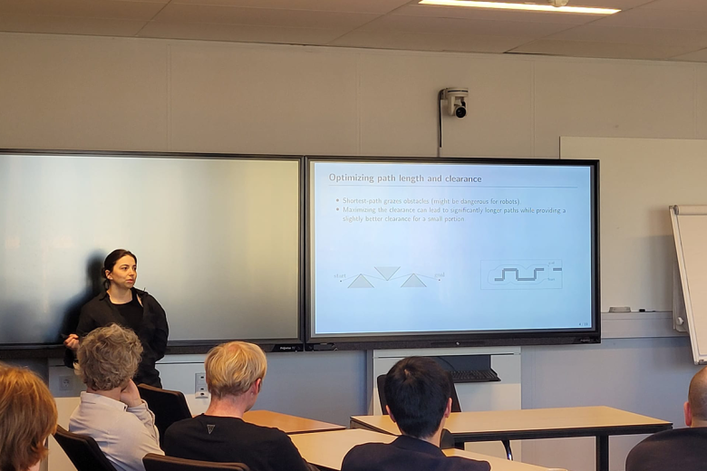 Someone giving a presentation