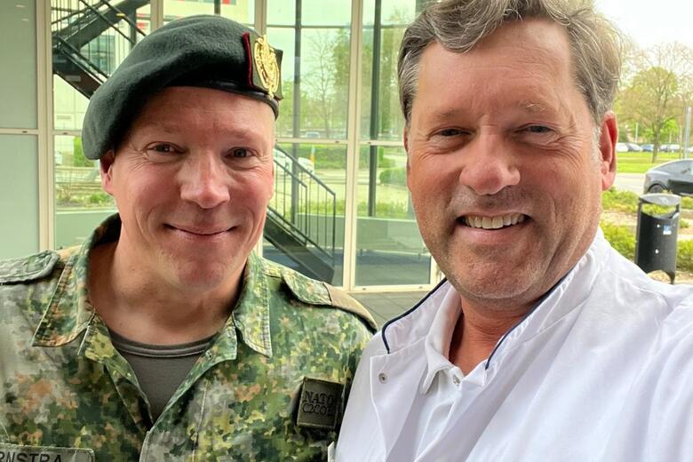 Steven Hornstra met MUMC+ collega Walther van Mook
