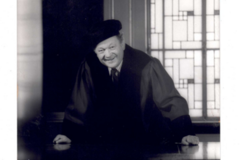 Theo van Boven decaan foto